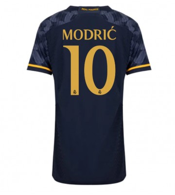 Real Madrid Luka Modric #10 Bortedrakt Kvinner 2023-24 Kortermet